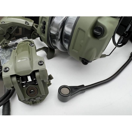 6TH GEN TACTICAL HEADSET тактическая гарнитура, звукосниматель и шумоподавление, активные в Бийске