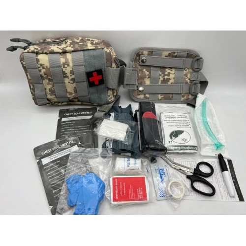 Номер 1. АРМЕЙСКАЯ АПТЕЧКА первой помощи ‼️УКОМПЛЕКТОВАННАЯ / универсальная медицинская аптечка. Отрывная в Бийске