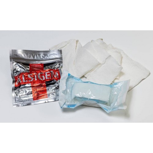 Бинт AlsigemRu стерильный гемостатический кровоостанавливающий третьего поколения в Бийске