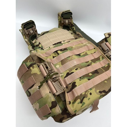 Бронежилет ЗАЩИТНИК в Бийске с кевларовым баллистическим пакетом C2, капами и бронеплитами Бр5