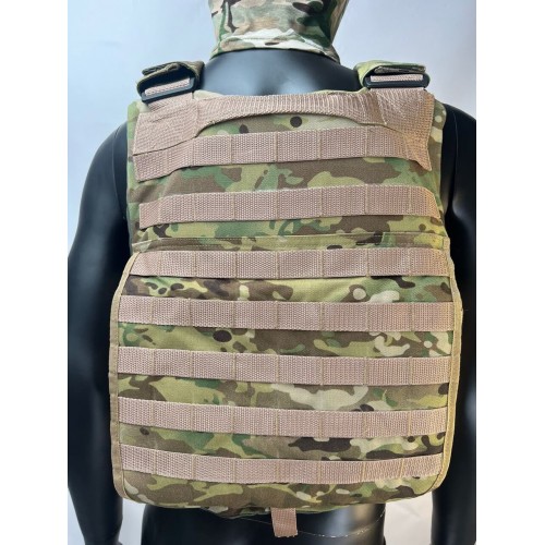 Бронежилет ЗАЩИТНИК в Бийске с кевларовым баллистическим пакетом C2, капами и бронеплитами Бр5