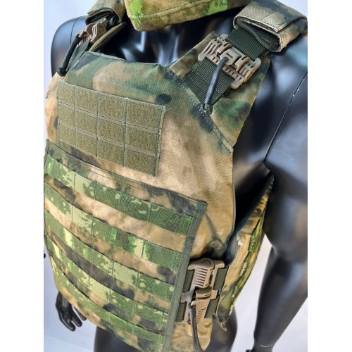 Бронежилет ЗАЩИТНИК в Бийске с кевларовым баллистическим пакетом C2, капами и бронеплитами Бр5