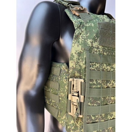 Бронежилет ЗАЩИТНИК в Бийске с кевларовым баллистическим пакетом C2, капами и бронеплитами Бр5