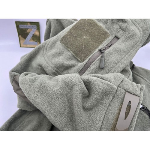 Флисовая военная зимняя кофта толстая в Бийске