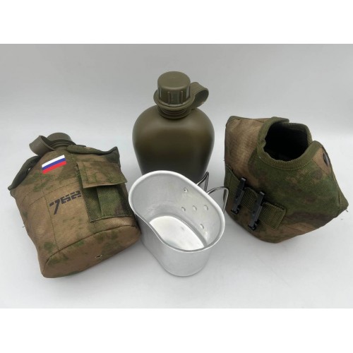 Фляга «7.62 RU» с супницей/котелком в чехле в Бийске