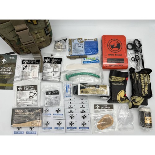 Военная тактическая аптечка RHINO RESCUE 25в1 в Бийске