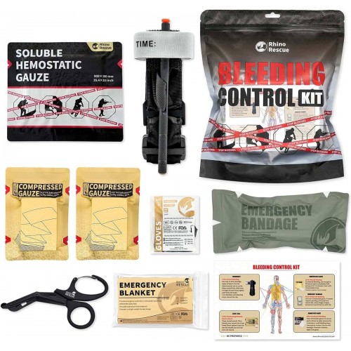 Комплект для остановки кровотечений «Bleeding Control Kit» Rhino Rescue в Бийске