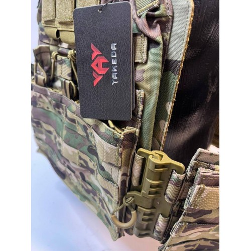 Жилет (плитник быстросъёмный YAKEDA original /разгрузка)2 с подсумками на спине в Бийске