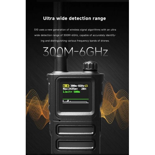 Детектор-обнаружитель дронов SKYDROID S-10 / «СОКОЛ 10» в Бийске портативный всенаправленный