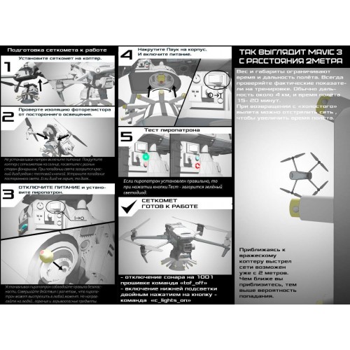 Сеткомет «Тарантул» против дронов в Бийске стартовый набор