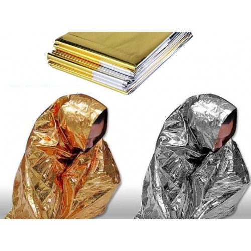 Спасательное покрывало / изотермическое одеяло 160х210 см (термоодеяло) в Бийске