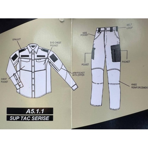 Костюм тактический А5.1.1 «Офицер» (брюки + рубашка) в Бийске