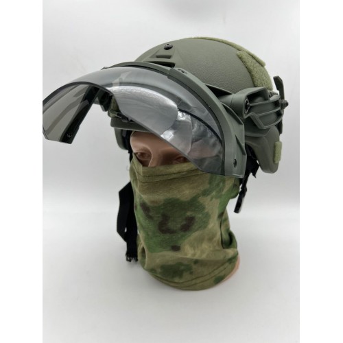 Откидные тактические нашлемные очки с креплением для шлема FAST/MICH/Ops-Core и другим моделям современных тактических шлемов в Бийске