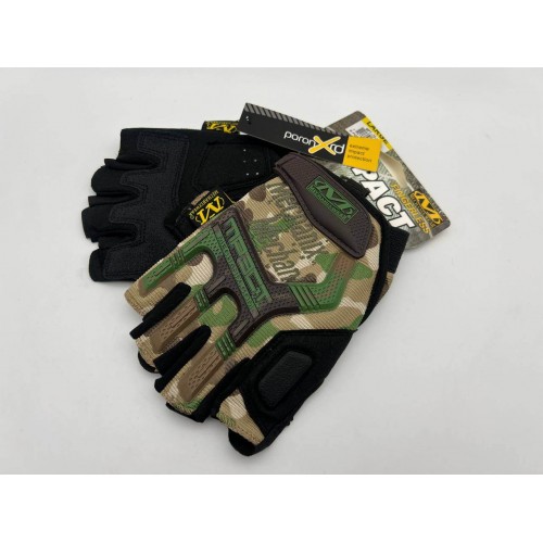 Перчатки тактические “MECHANIX M-PACT” механикс беспалые в Бийске