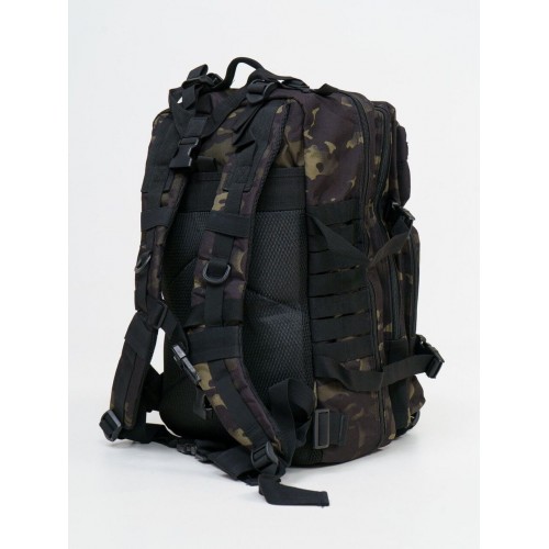 Рюкзак тактический 45 л мультикам тёмный в Бийске
