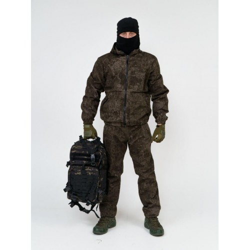 Рюкзак тактический 45 л мультикам тёмный в Бийске