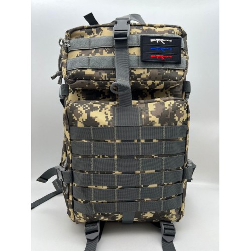 Рюкзак тактический 45 л пиксель/серый в Бийске
