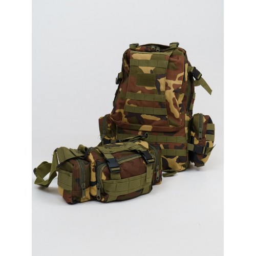 Рюкзак тактический 55 л со съемными подсумками в Бийске