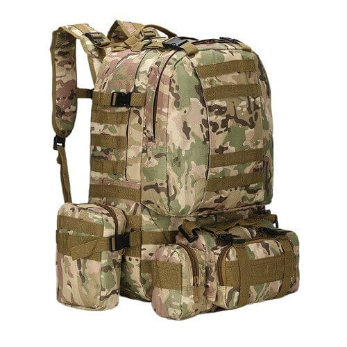 Рюкзак тактический 55 л со съемными подсумками в Бийске