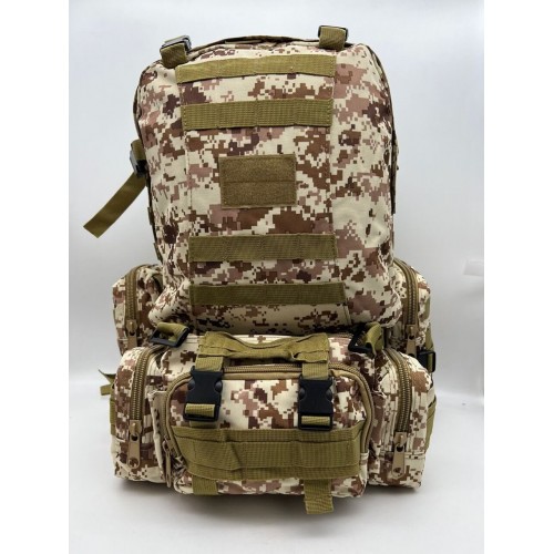Рюкзак тактический 55 л песок/пиксель в Бийске