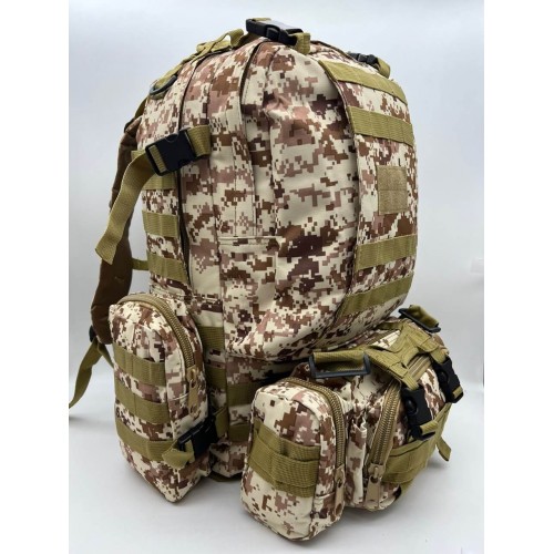 Рюкзак тактический 55 л песок/пиксель в Бийске