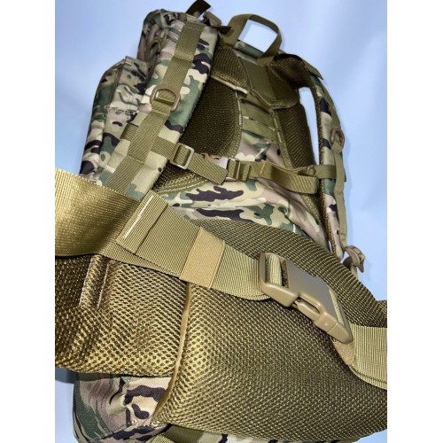 Рюкзак тактический 75 литров цвет мультикам в Бийске