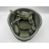 Тактический баллистический композитный шлем ACH MICH NIJ IIIA Ops-Core (цвет «олива») в Бийске
