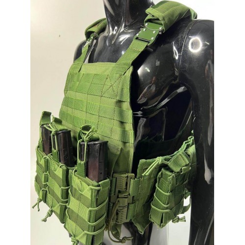 Тактический разгрузочный жилет/плитник с подсумками на molle . Быстросъёмный cobra / fast Drop в Бийске