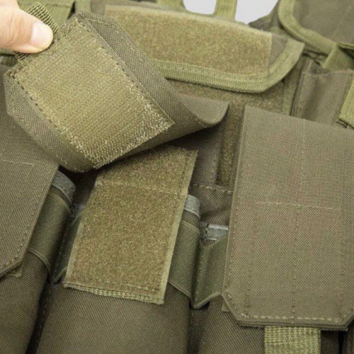 Тактический разгрузочный жилет «5 / пять карманов» с подсумками Tactical Molle Plate Carrier для съемных бронепластин в Бийске