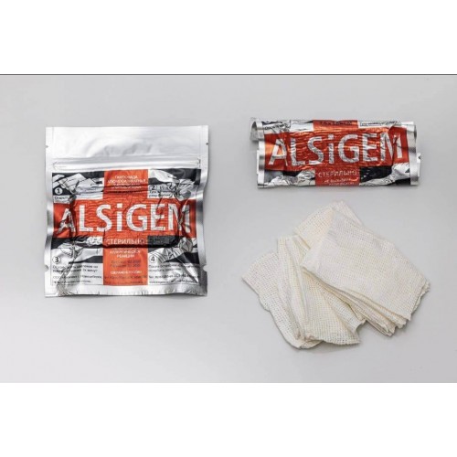 Тампонада AlsigemRu алюмосиликатная (каолиновая) впитывающая 7,5 х 185 см в Бийске