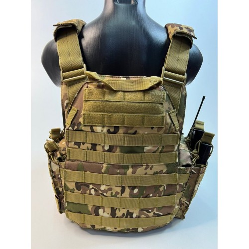 Жилет (плитник быстросъёмный/разгрузка) с возможностью установки боковых плит или боковых баллистических пакетов в Бийске